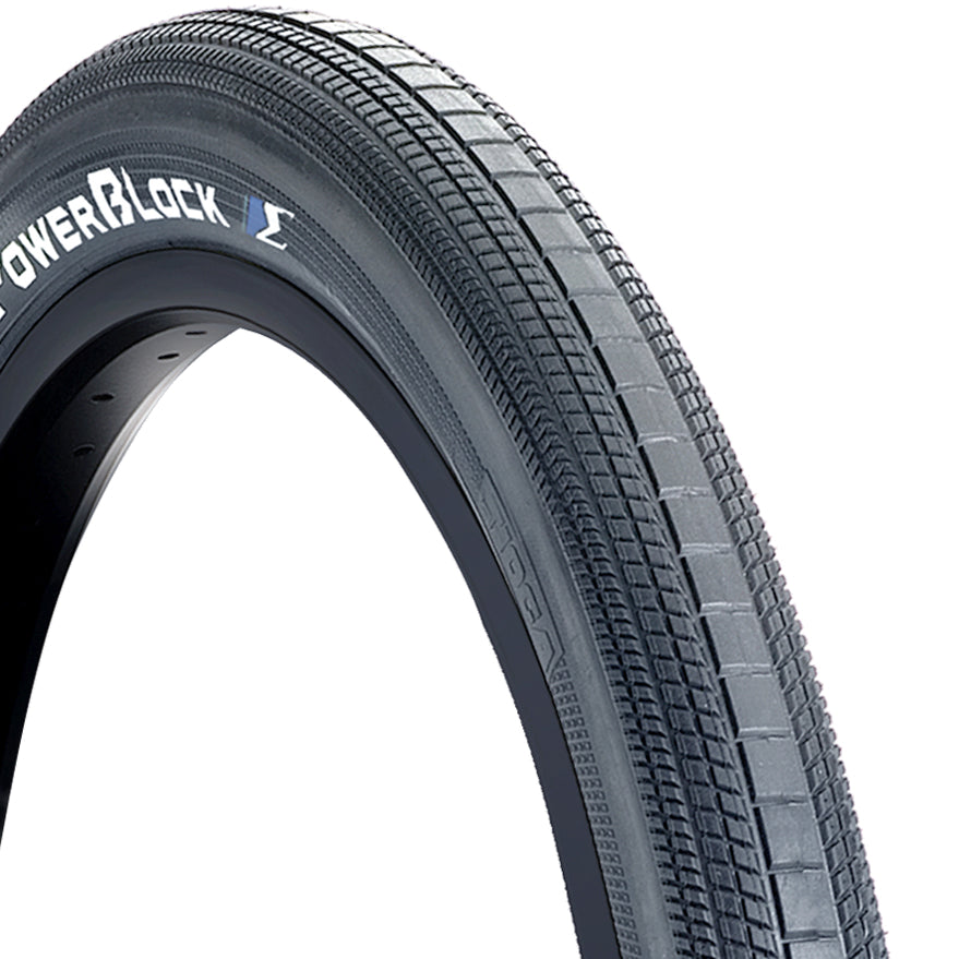 Tioga PowerBlock OS20 pneumatico BMX 20x1,6 filo clincher nero 60 TPI Tioga PowerBlock OS20 pneumatico BMX 20x1,6 filo clincher nero 60 TPI