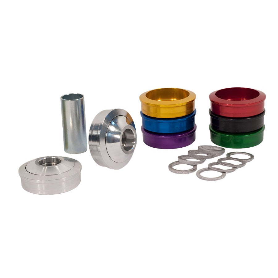 Profile 19mm Hop-Up American Bottom Bracket Set - Purple Anodized - USA Made