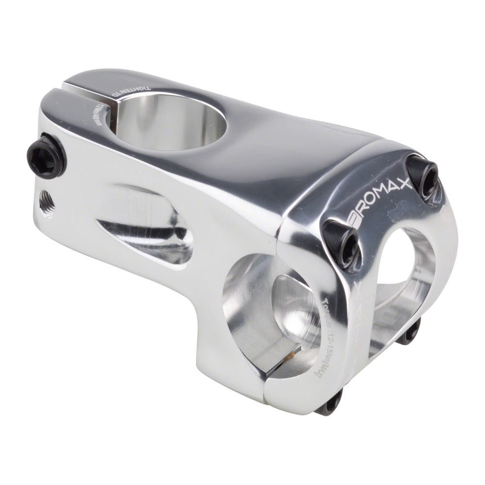 Promax Banger 31.8mm Clamp Frontload BMX Threadless Stem - 48mm - Silver