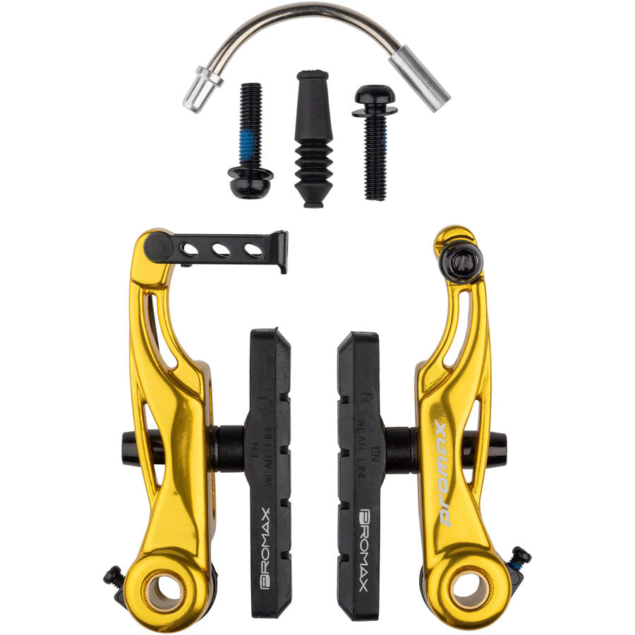 Promax P-1 Mini BMX V-Brake Caliper - Short Reach (85mm) - Gold