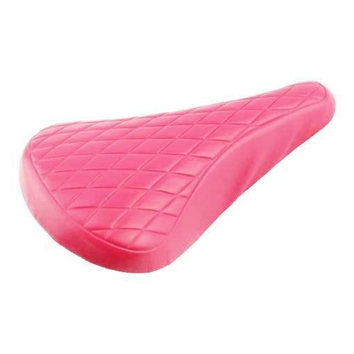 Quilted BMX / Road Retro Railed Seat - Pink