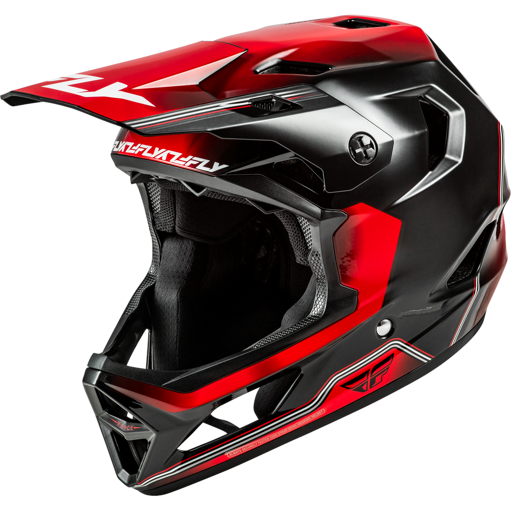 Fly Racing Rayce Repeat Bicycle Helmet Black/Red / Large Fly Racing Rayce Repeat Bicycle Helmet Black/Red / Large