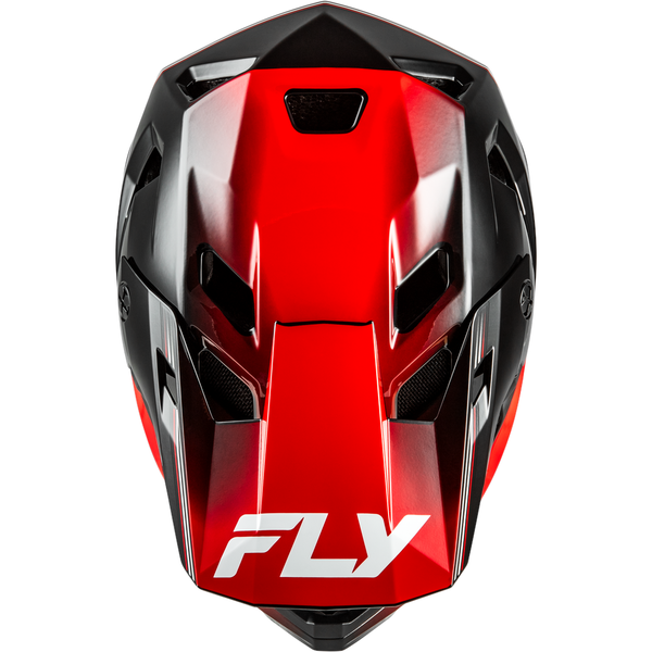 Fly Rayce Full Face BMX / DH Helmet - sz Adult L - Black/Red