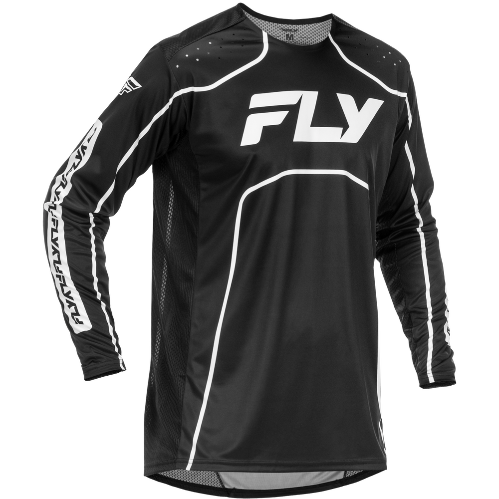 Fly Rayce BMX Jersey - Youth Large (YL) - Black/White