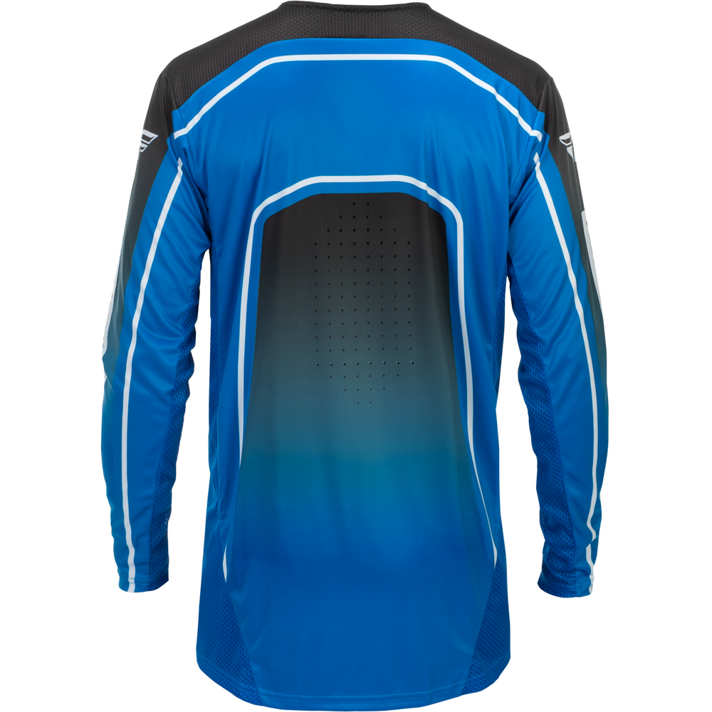 Fly Rayce BMX Jersey - Youth Medium (YM) - Blue/Black/White