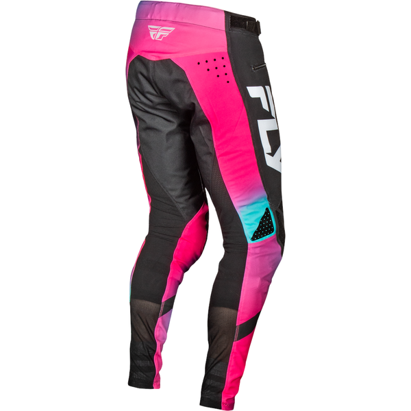 Fly Rayce BMX Race Pants - Sz 30 waist - Fuschia/Black/Teal