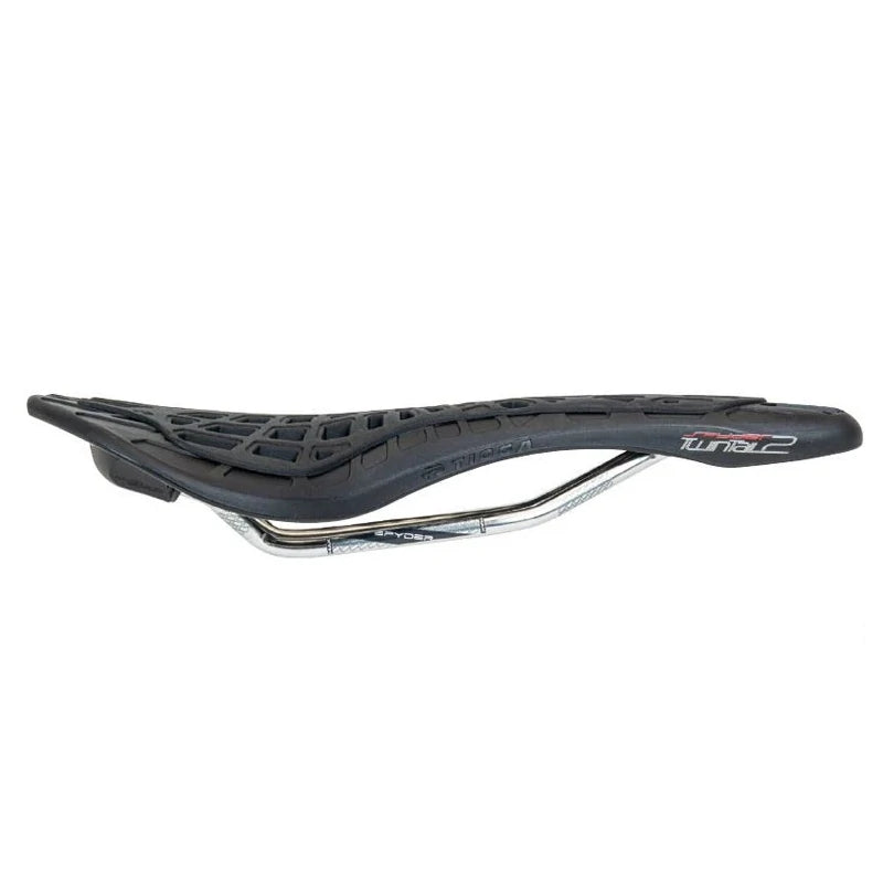 Tioga Spyder TwinTail2 Chromoly Railed Seat - Black
