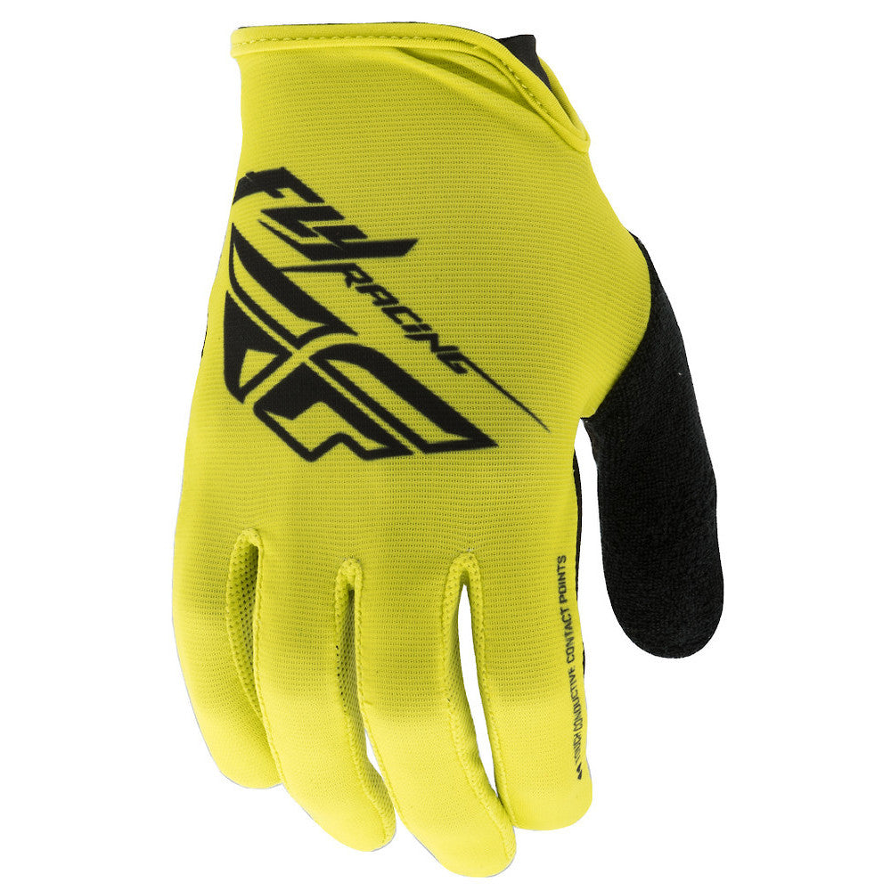 Fly Media BMX Gloves - Size 12 / Men's XX-Large - Lime/Black
