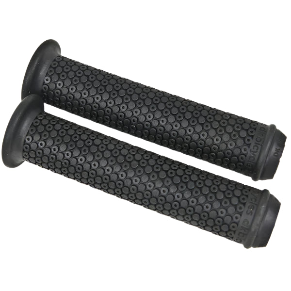 DK Shuko BMX Grips w/ Bar Ends - Flanged - Black