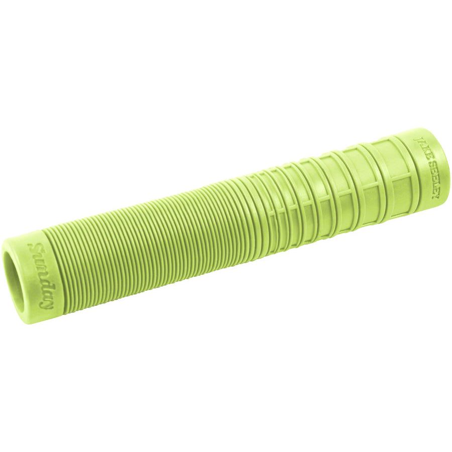 Sunday BMX Jake Seeley Grips w/ Bar Ends - Flangeless - Kiwi Green