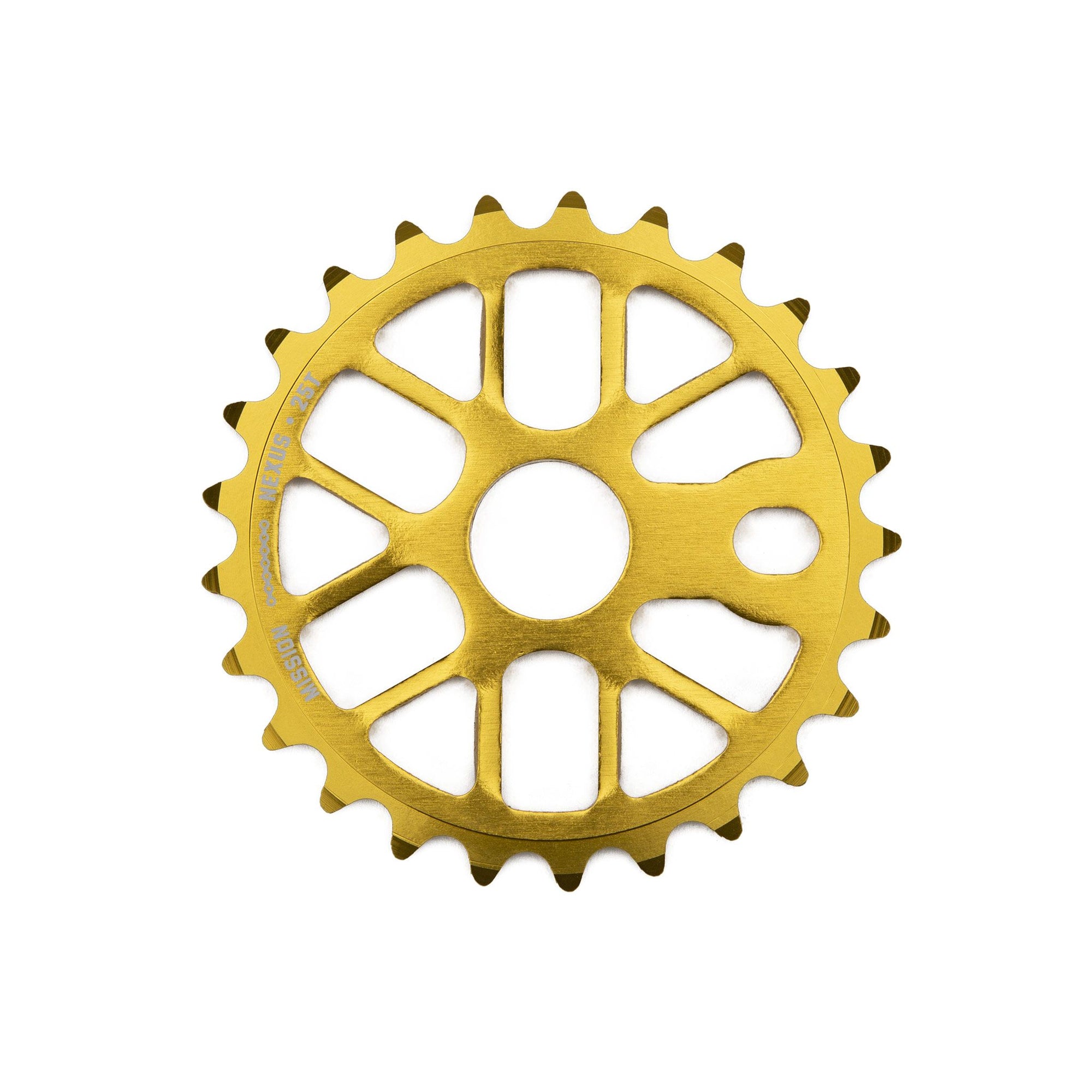 Mission Nexus 25t BMX Sprocket Chainwheel Gold BMXGuru C W Cycle