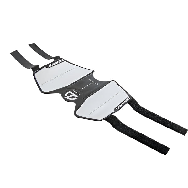 Tangent Side Number Plate - BMX - Black/White
