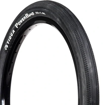 20x1.85 Tioga Power Band (PowerBand) Front BMX Tire - Black