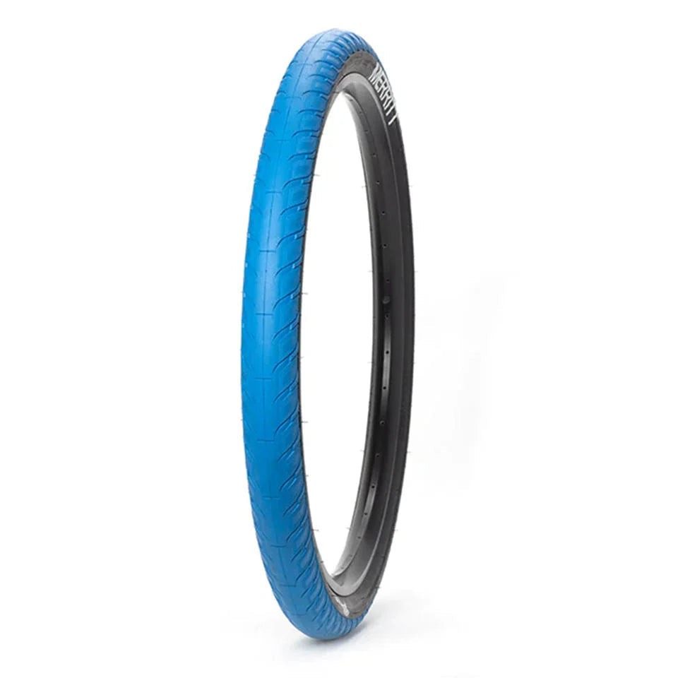26x2.5 Merritt BMX Option "Swerve Wall" Tire - Blue w/ Black Sidewall