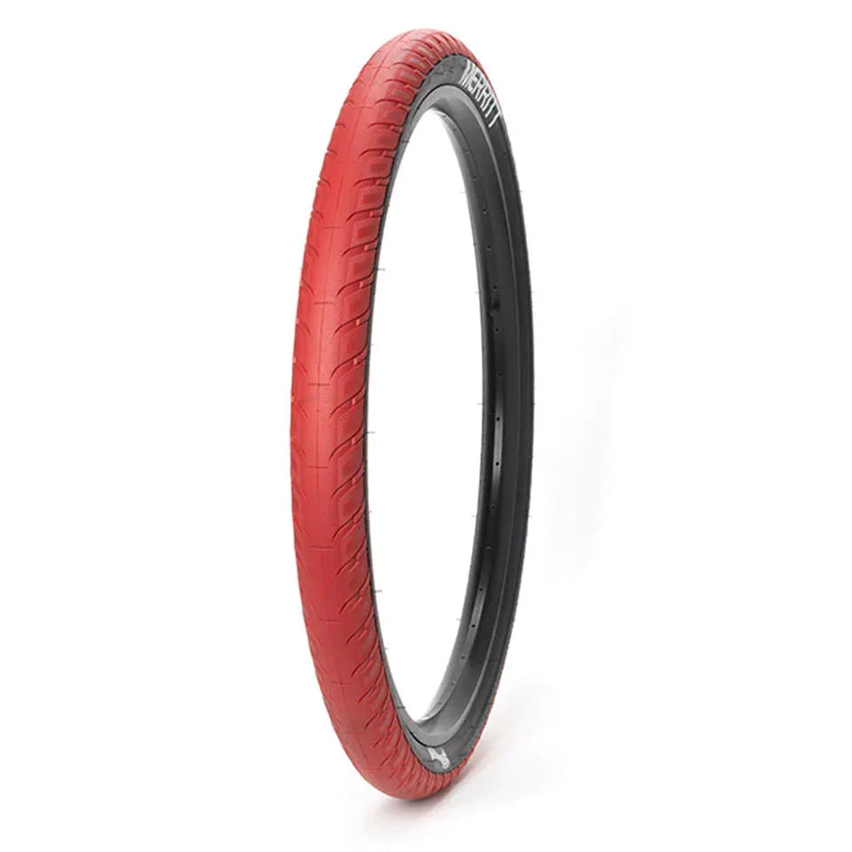 29x2.5 Merritt BMX Option "Swerve Wall" Tire - Red w/ Black Sidewall