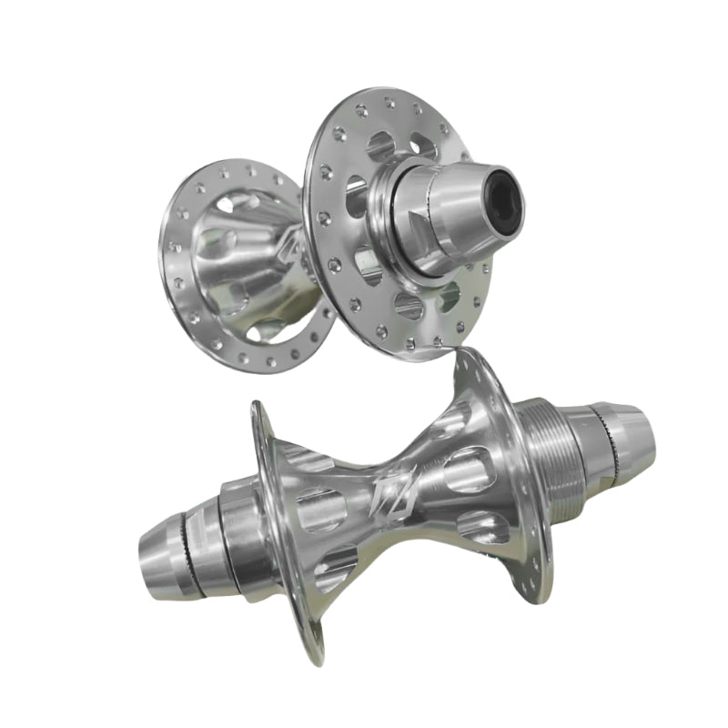 TNT Revolver SS Sealed BMX Freewheel Hubset - 36h - 3/8" female axles - Silver