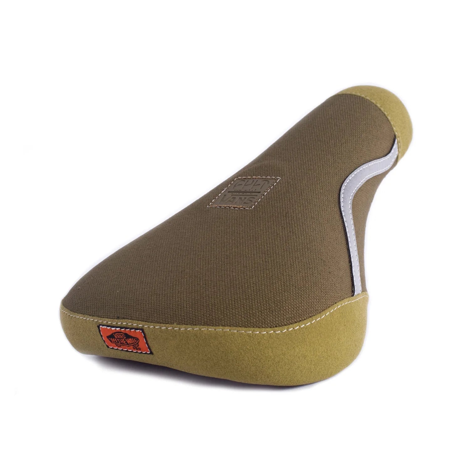 Cult x Vans Old Skool Pro Pivotal BMX Seat - Army Green w/ White Stripe
