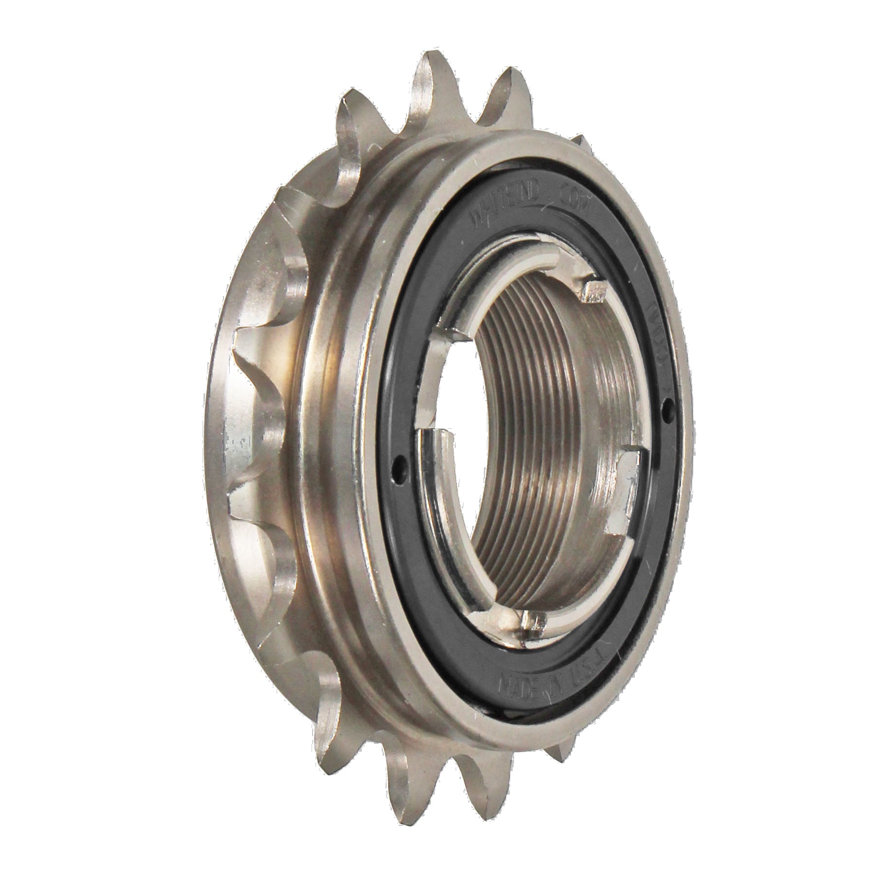 White Industries HE 16t BMX Freewheel - 3/32" - 72 Engagement Points - Black - USA Made