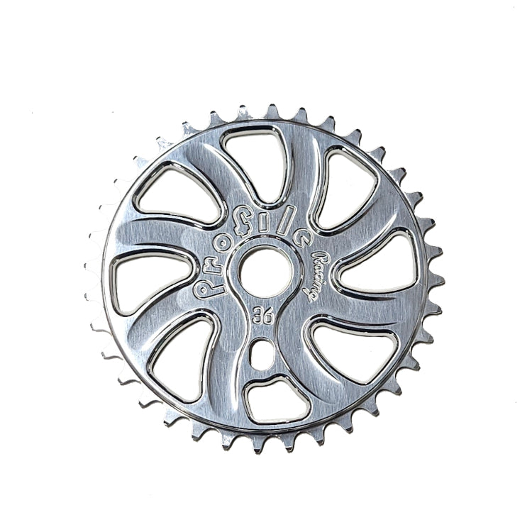 Profile 36t Whippit BMX Sprocket / Chainwheel - Polished - USA Made