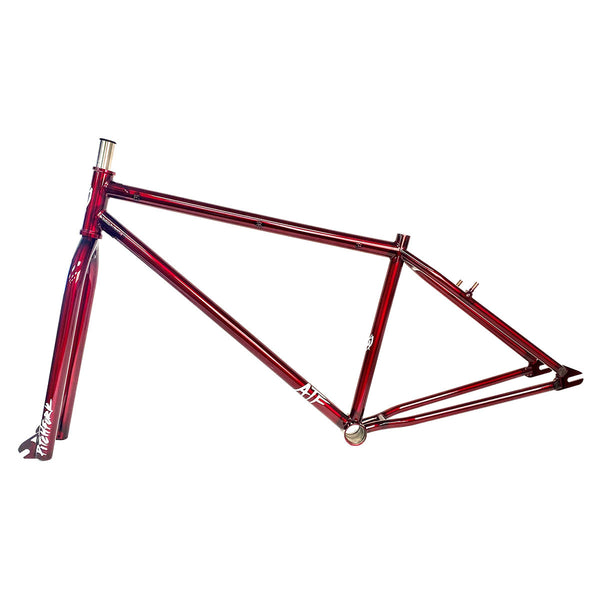 Trans red bmx frame sale