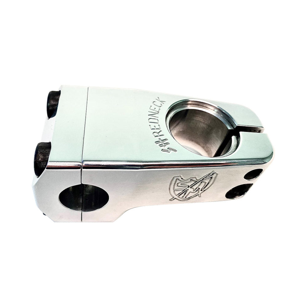 S&M Shredneck Threadless BMX Stem - Front Load - 50mm - Polished - USA Made