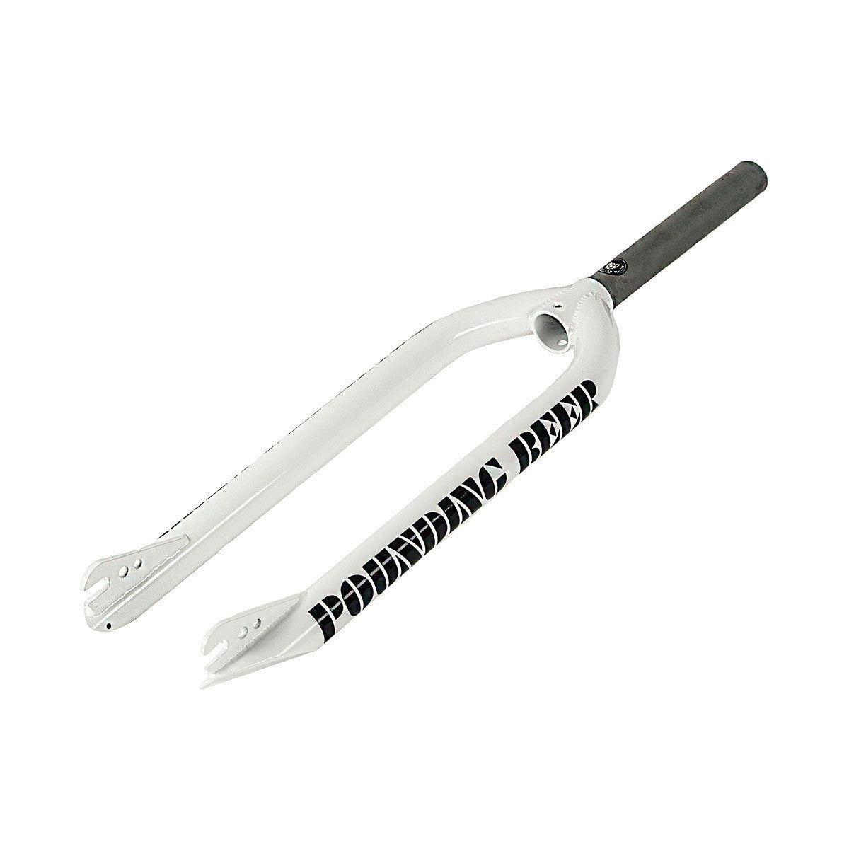 S M Pounding Beer 26 Threadless BMX Fork White Made in USA