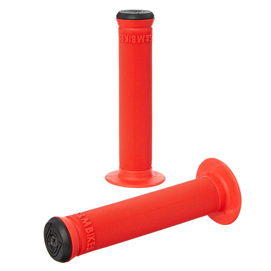 S&M BMX Logo Grips - Red - USA Made
