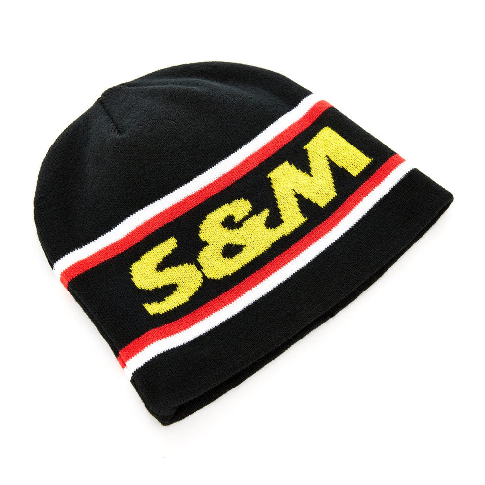S&M Bikes Factory Knit Beanie Hat - Black