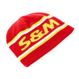 S&M Bikes Factory Knit Beanie Hat - Red