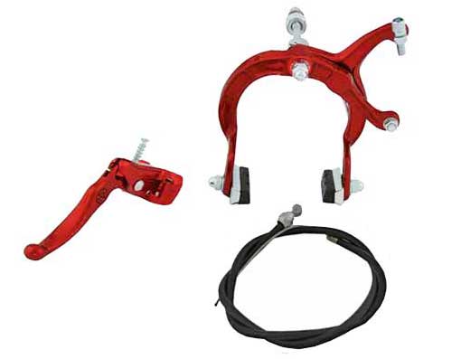 MX1000/Tech 3 Style BMX Brake System - Sidepull - Front - Red