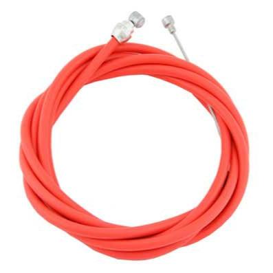 Universal Bicycle Brake Cable - 70"/75" - Bright Red