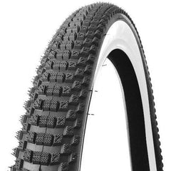Kenda K-1166 BMX/ATB tire Black w/ Whitewall BMXGuru