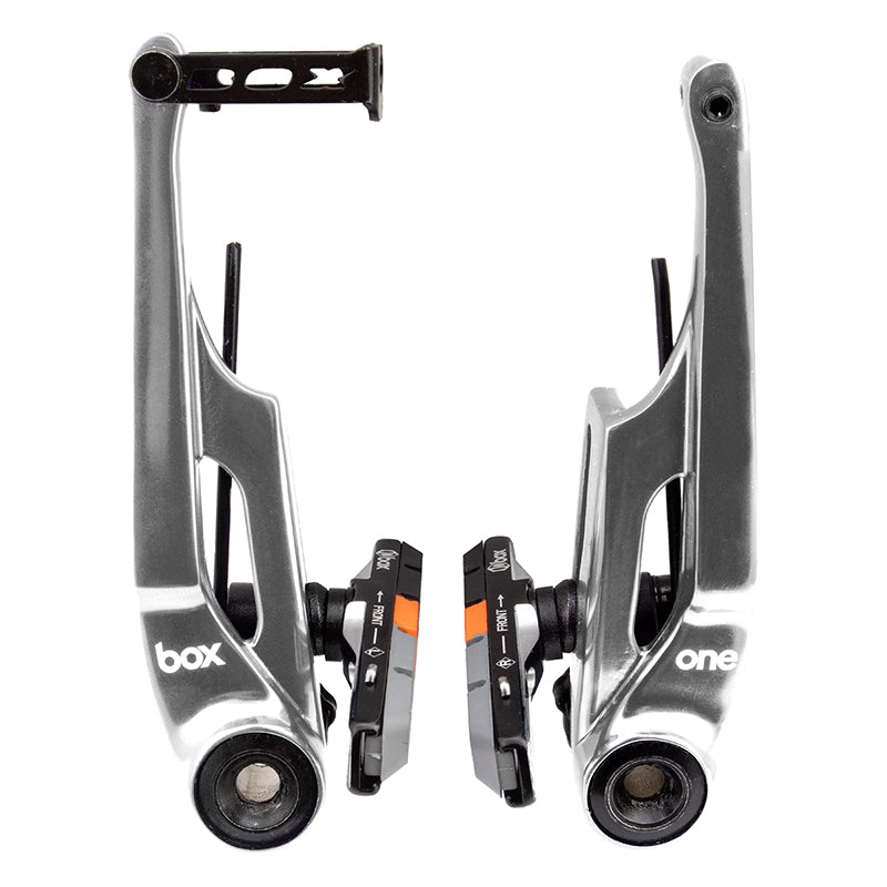 Box One Pro BMX V-Brake Caliper Long Reach (108mm) Silver