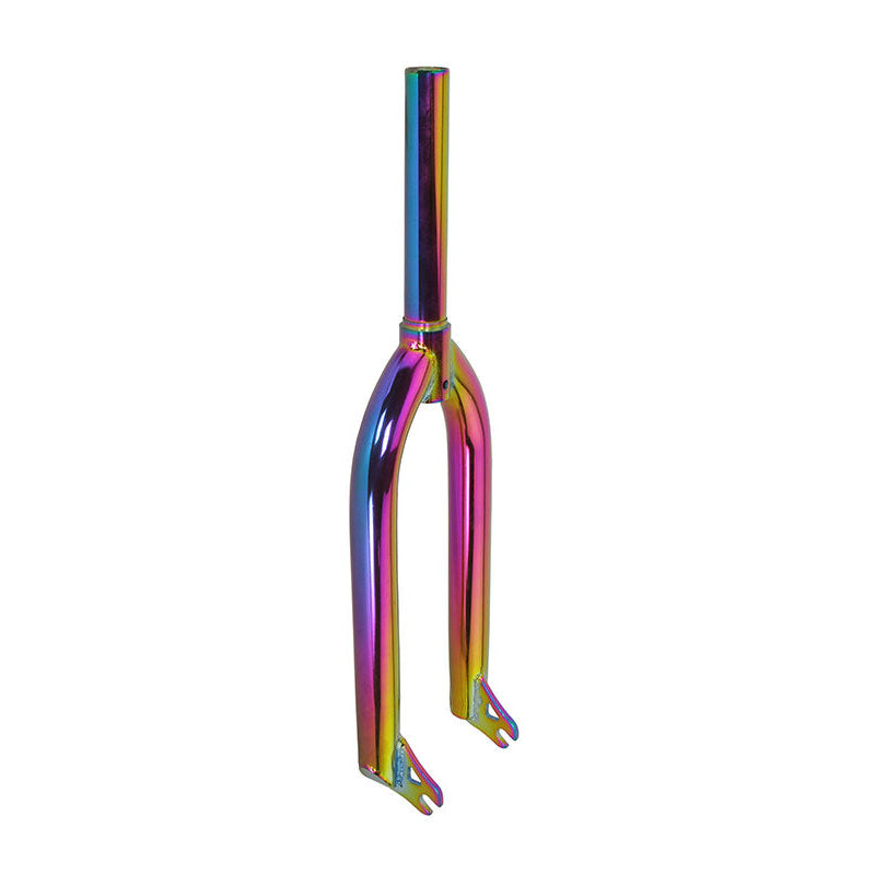 Chromoly 20" BMX Fork - Threadless - 3/8" - Oil Slick