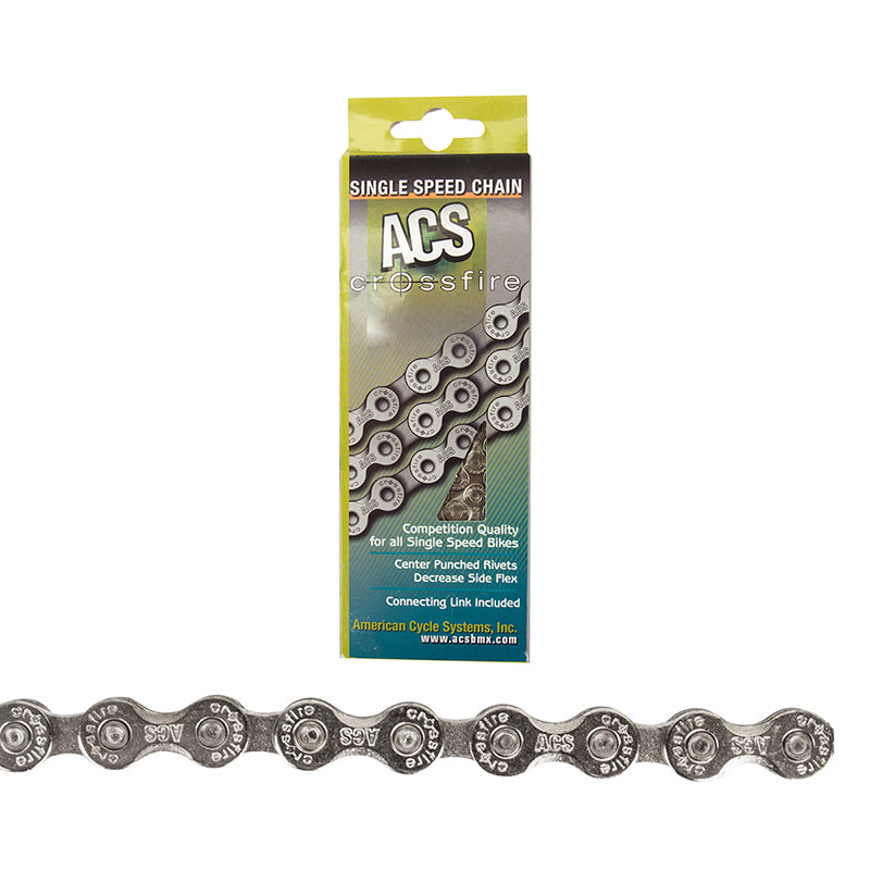 ACS Crossfire BMX Chain - 1/2 x 3/32 x 106 - Silver