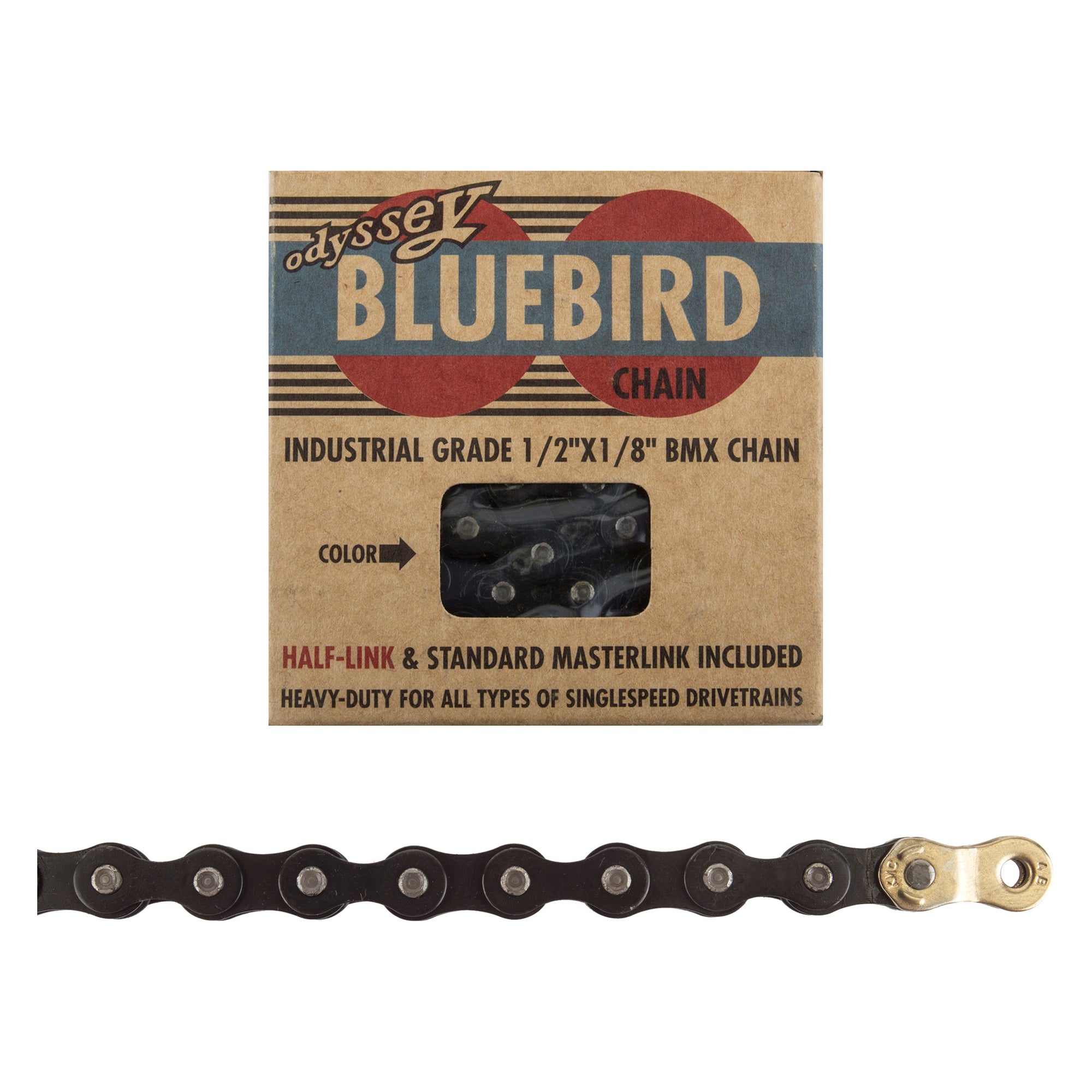 Odyssey Bluebird BMX Chain -  1/2x1/8x112L - Black