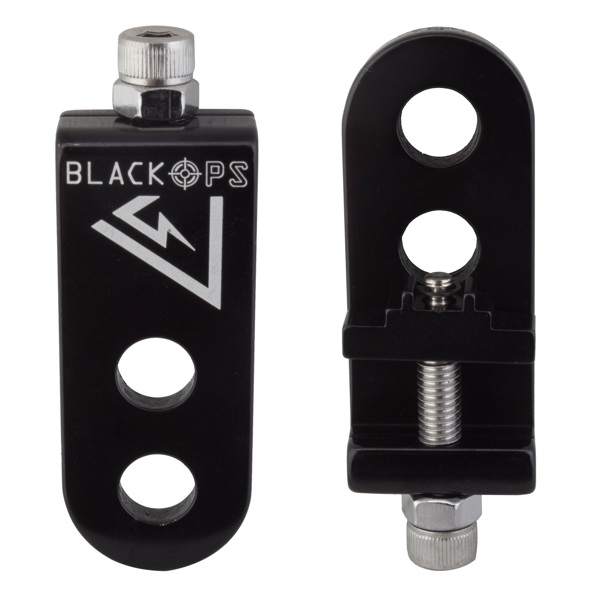 BlackOps 3/8" BMX Chain Tensioners - Pair - Anodized Black