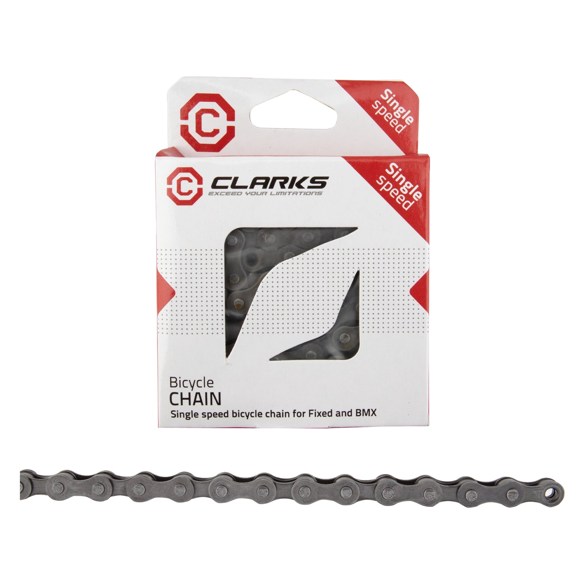 Clarks BMX / Fixie / Single Speed Chain - 1/2 x 1/8 x 112L