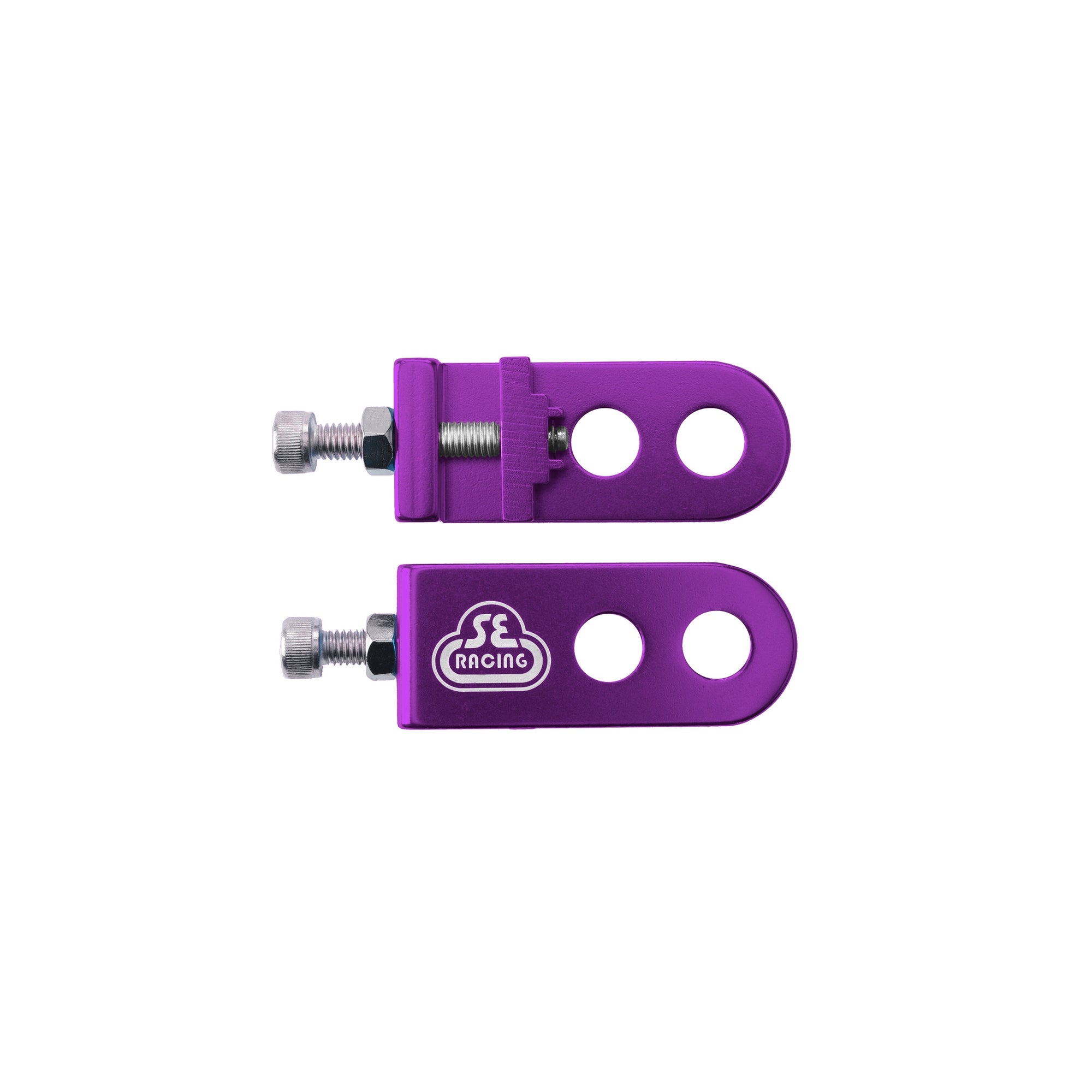 SE Lockit 3/8" BMX Chain Tensioners - Pair - Purple