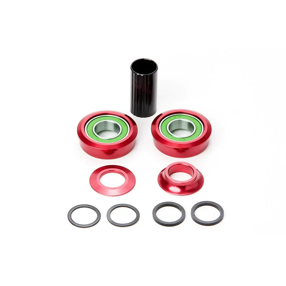 Theory 19mm American BMX Bottom Bracket Kit - Red