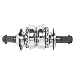 YST American to Square Taper Loose Ball Bottom Bracket - 122mm - Chrome