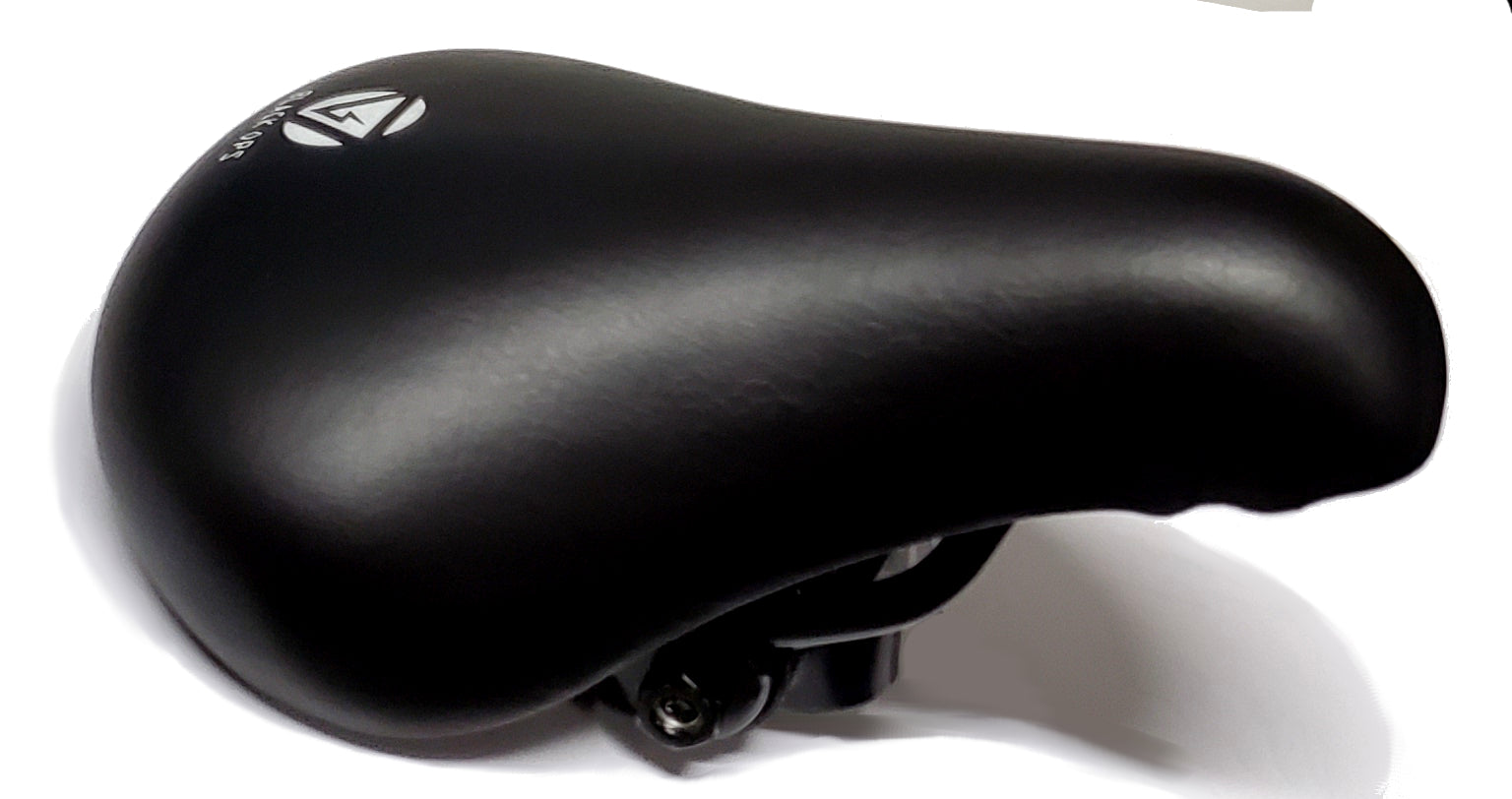 BlackOps BMX Components Stubby Saddle - BMX Railed Seat w/ guts - Black