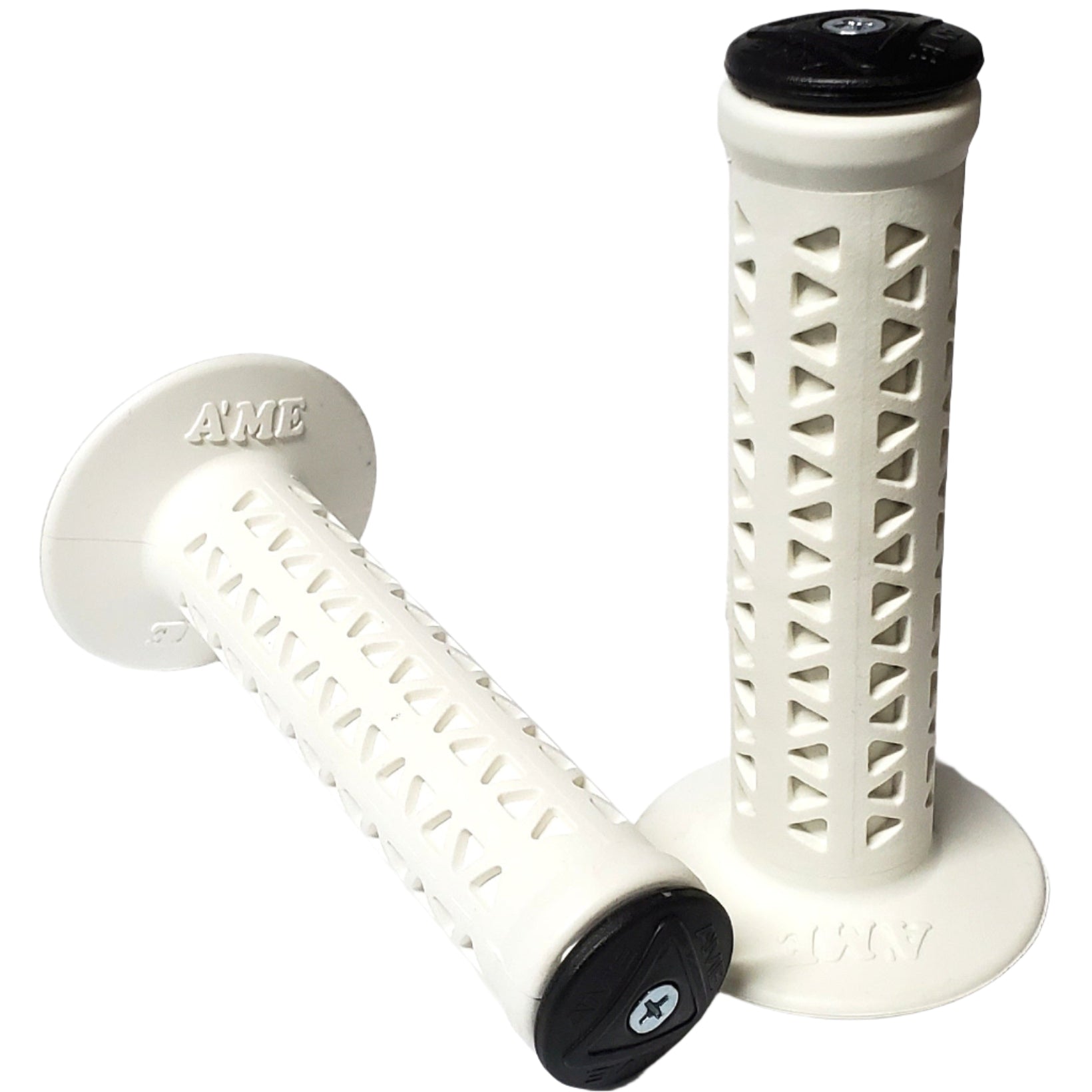 AME Unitron 702 retro BMX grips - A'ME - White