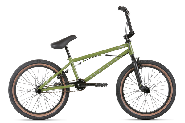 Haro Downtown DLX 20" Complete BMX Bike 20.5"TT Matte Army Green  CW Cycle
