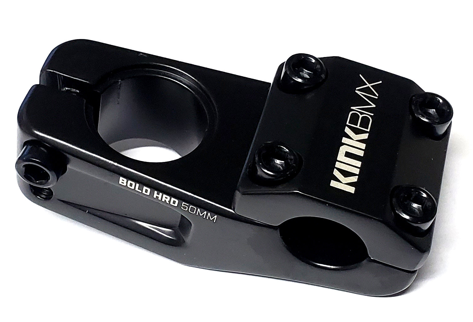 Kink Bold HRD BMX Threadless Top Load Stem - 50mm - Black
