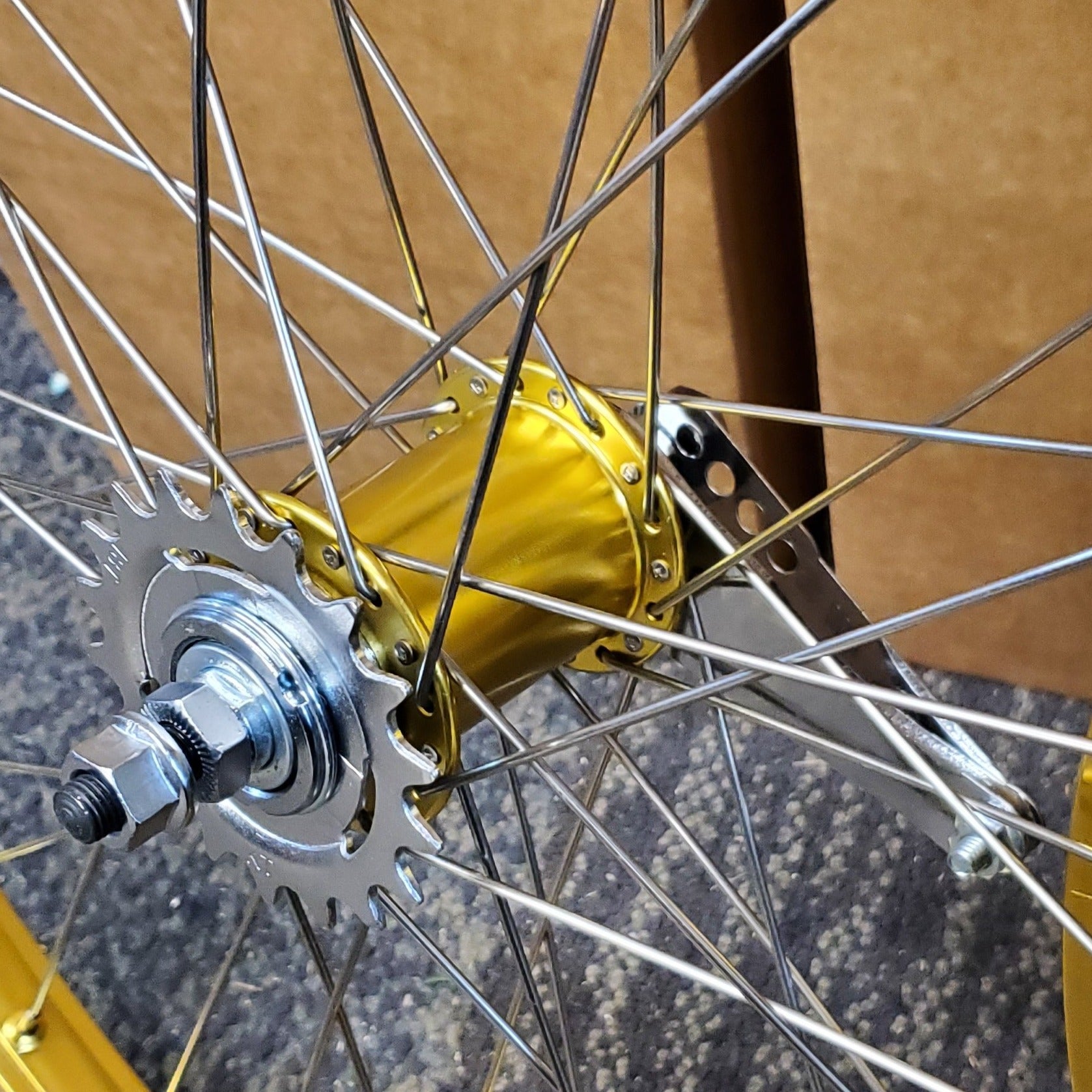 Gold bmx wheels clearance
