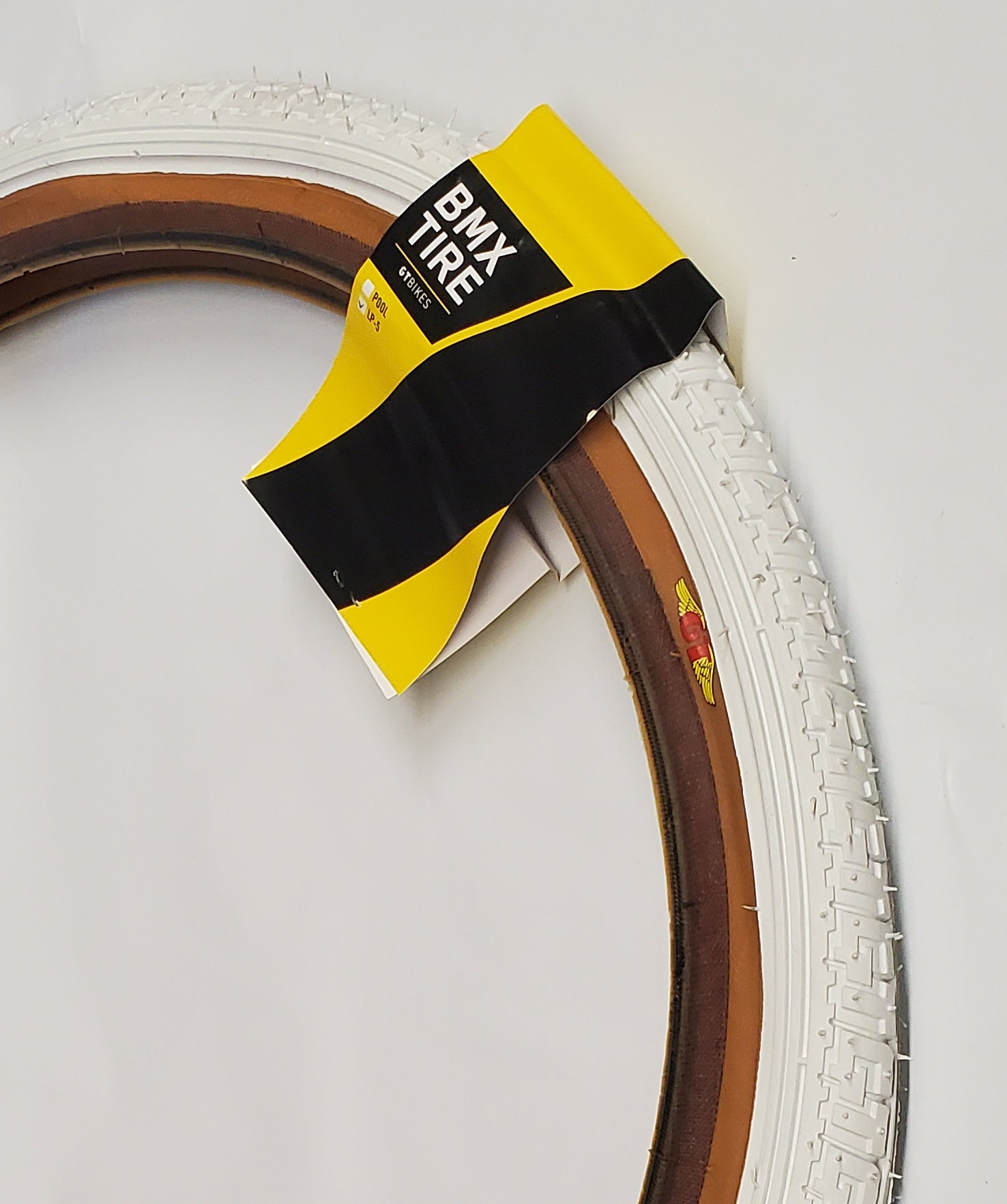 20x1.75 GT LP-5 Heritage BMX Tire  - White w/ Skinwall