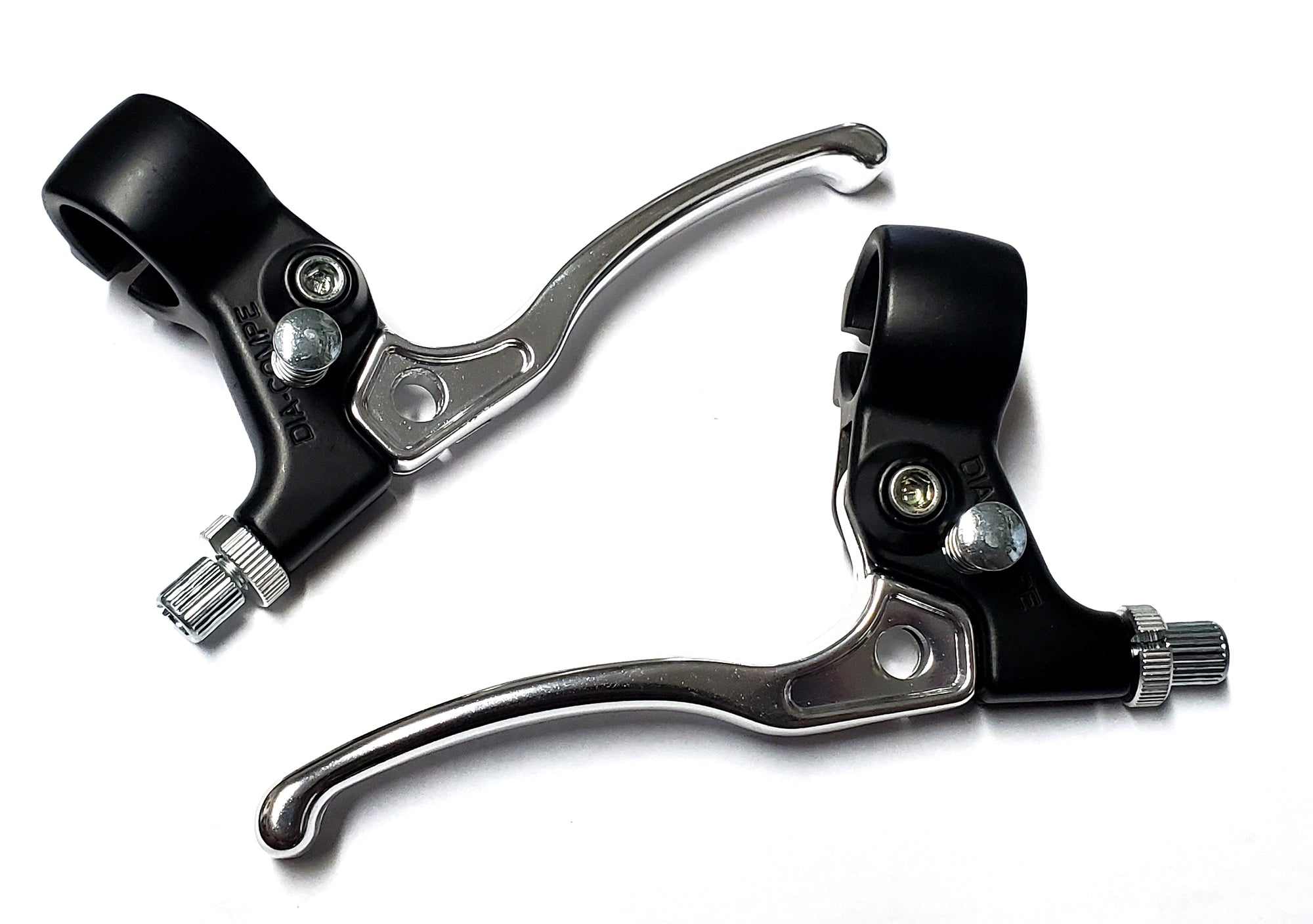 Dia Compe Tech-5 Locking BMX Brake Lever - Pair - Black/Silver