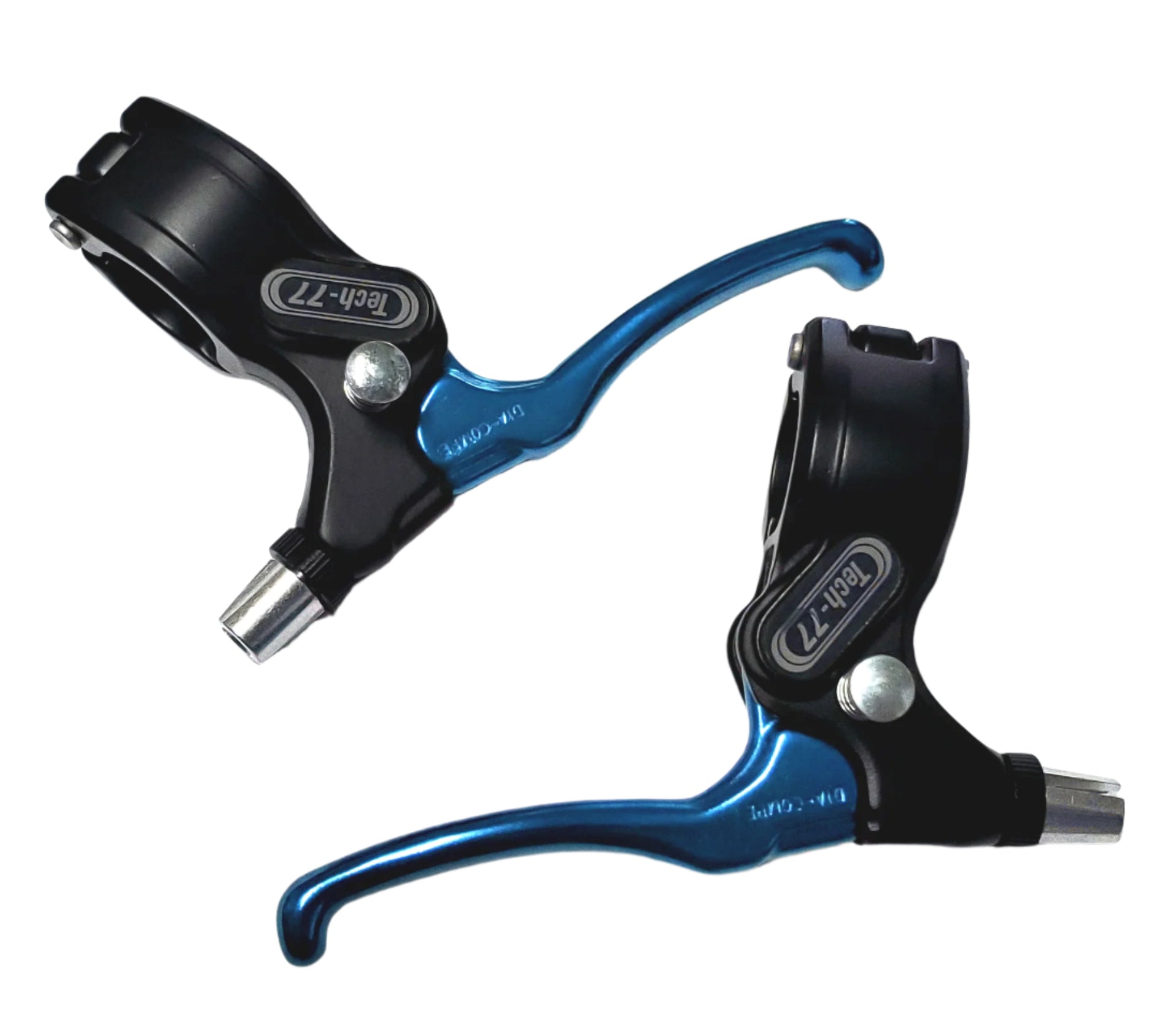 Dia Compe Tech 77 Hinged Locking BMX Brake Lever Pair Black Blue