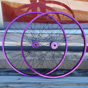 29" SE Racing Purple Rain Big Ripper Wheelset - Pair - 36H - Flip Flop - Purple